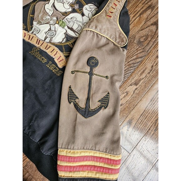 JH Design Popeye The SailorMan Street Wear Bomber Jacket Mens 3XL 2006 - Picture 11 of 16